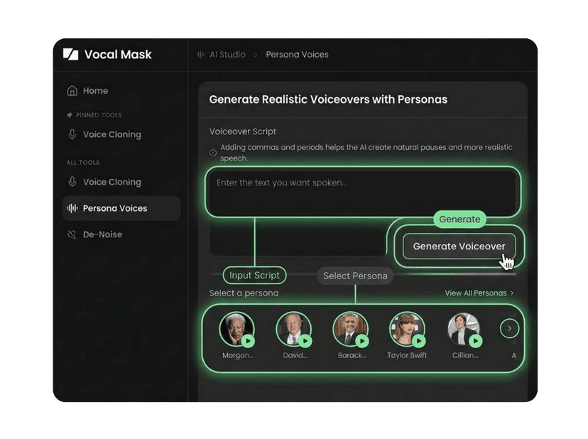 Step 2 — Select the Stephen Colbert preset